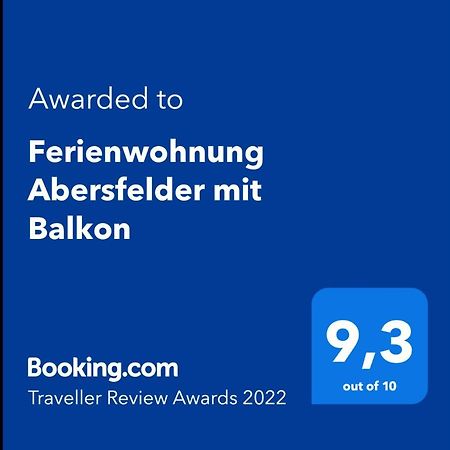 Ferienwohnung Abersfelder Mit Balkon Wildflecken Exteriér fotografie