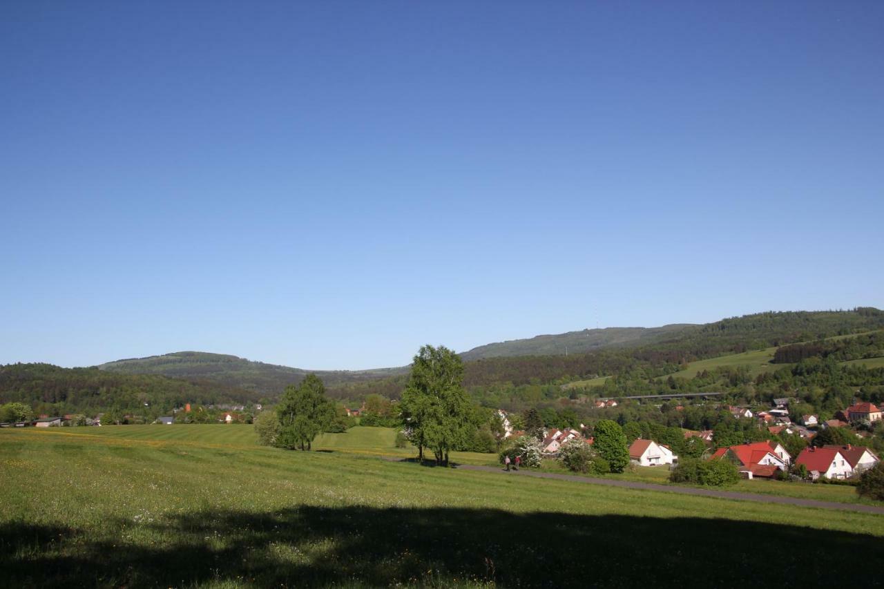 Ferienwohnung Abersfelder Mit Balkon Wildflecken Exteriér fotografie