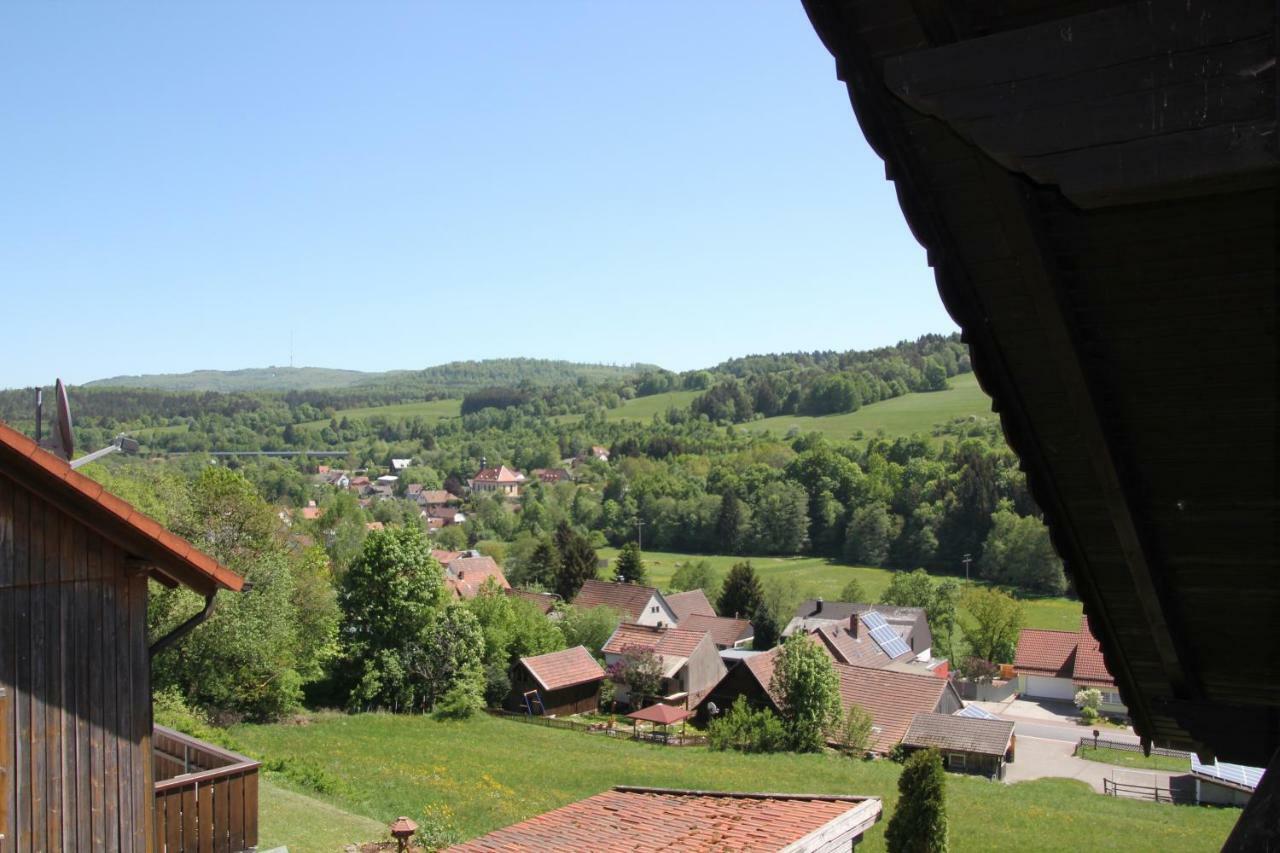 Ferienwohnung Abersfelder Mit Balkon Wildflecken Exteriér fotografie